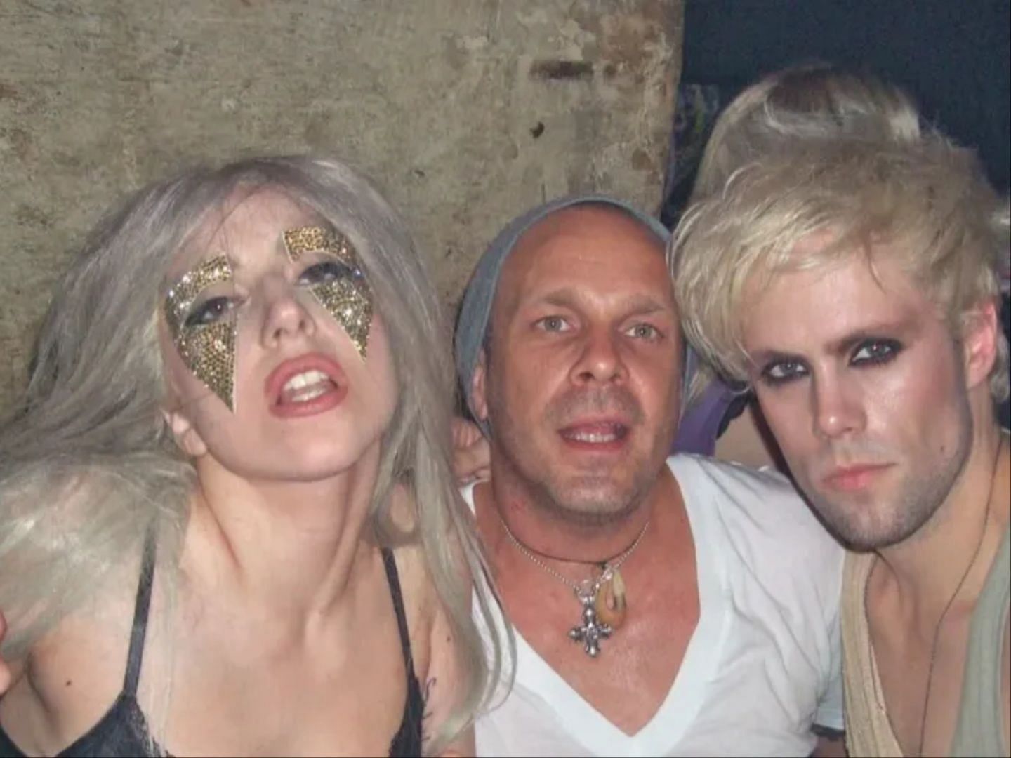 Photos of Gaga's night out at the Berghain nightclub. (Image via ladygaga.fandom.com)